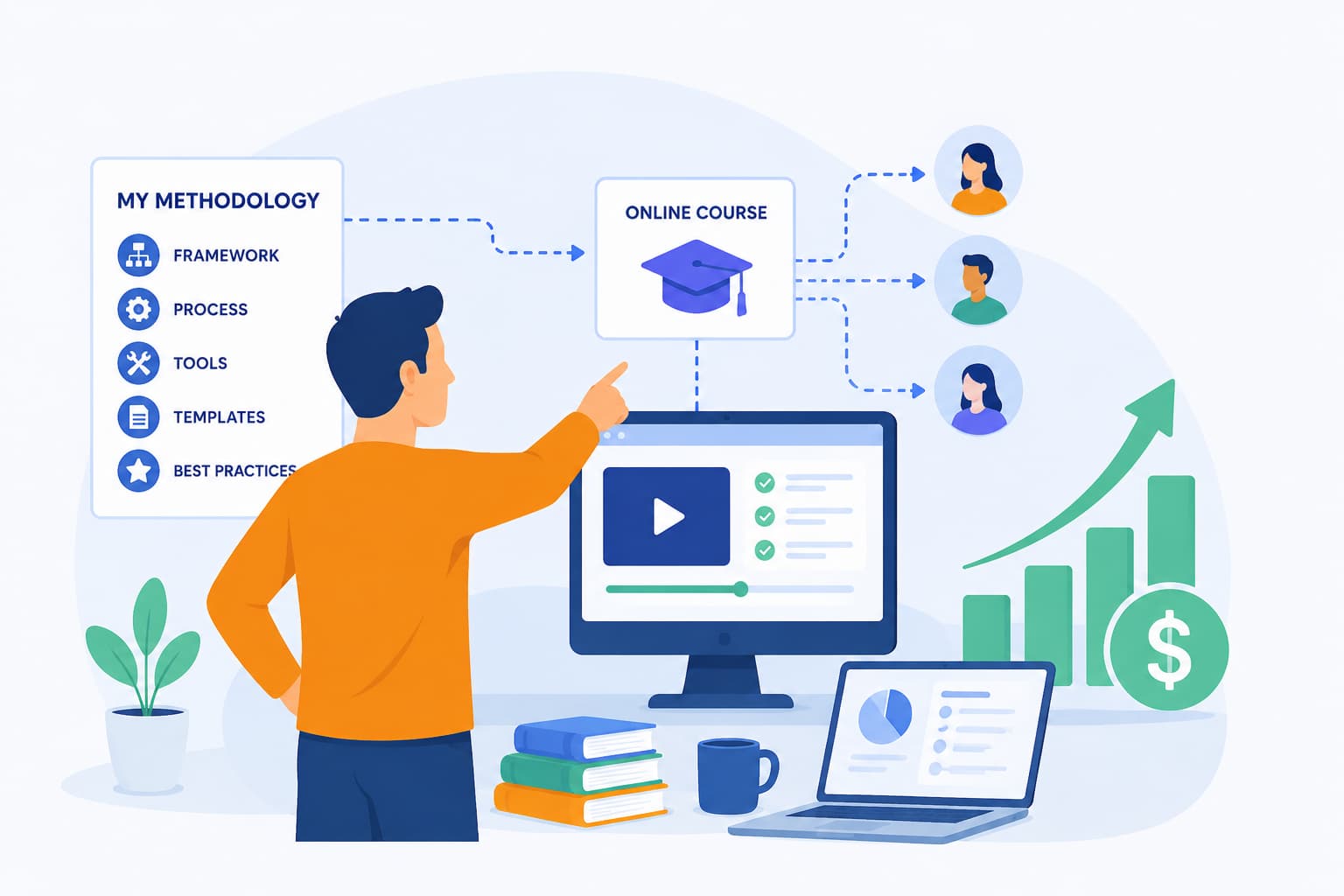How Consultants Can Scale Revenue by Turning Their Methodology Into a Course
